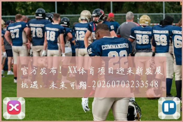 官方发布！XX体育项目迎来新发展机遇，未来可期_20260703233548